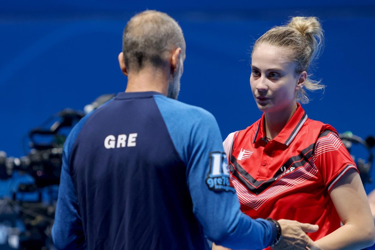 Europsko ekipno prvenstvo u stolnom tenisu: Grčka-Slovenija Europsko ekipno prvenstvo u stolnom tenisu: Grčka-Slovenija