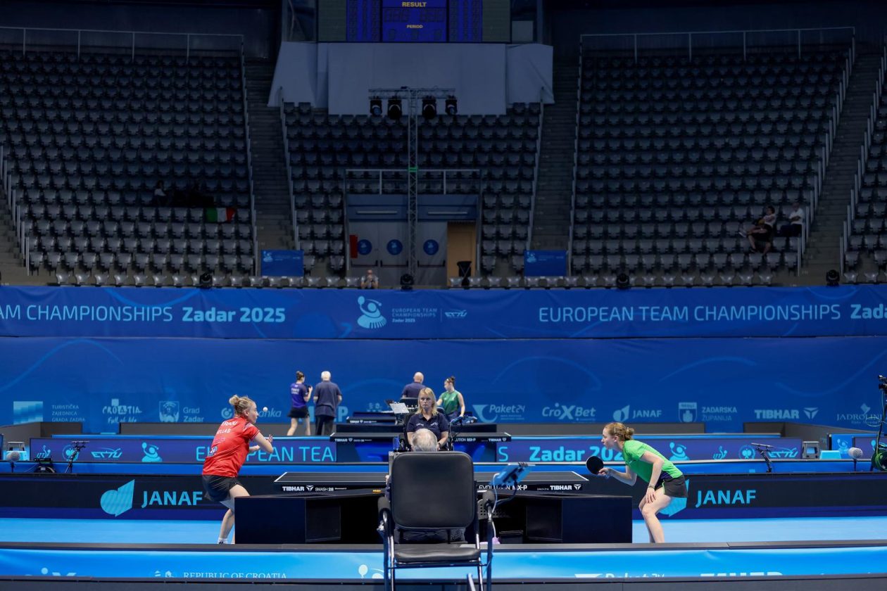 Europsko ekipno prvenstvo u stolnom tenisu: Grčka-Slovenija Europsko ekipno prvenstvo u stolnom tenisu: Grčka-Slovenija