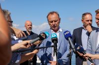 Župan Josip Bilaver sa suradnicima nazočio je primopredaji mobilne ljekarne – brodice Župan Josip Bilaver sa suradnicima nazočio je primopredaji mobilne ljekarne – brodice