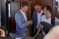 Župan Josip Bilaver sa suradnicima nazočio je primopredaji mobilne ljekarne – brodice Župan Josip Bilaver sa suradnicima nazočio je primopredaji mobilne ljekarne – brodice