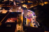 Advent u Zadru pogled iz zraka