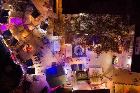 Advent u Zadru pogled iz zraka