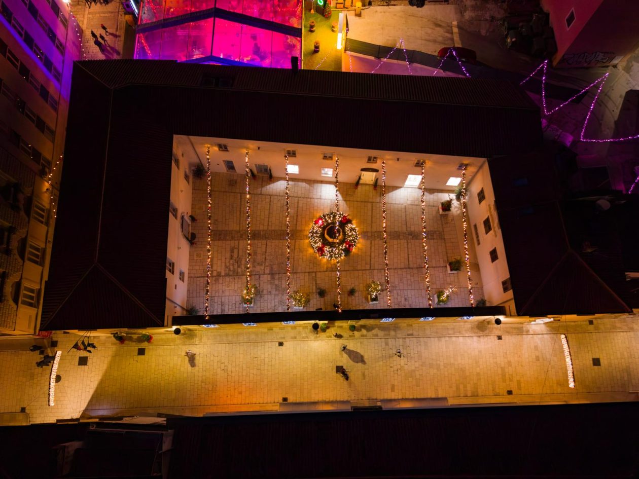 Advent u Zadru pogled iz zraka