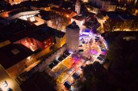 Advent u Zadru pogled iz zraka