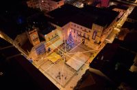 Advent u Zadru pogled iz zraka