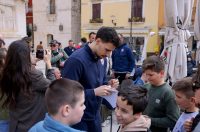 Narodni trg: Druženje rukometnih reprezentativaca s građanima