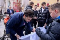 Narodni trg: Druženje rukometnih reprezentativaca s građanima