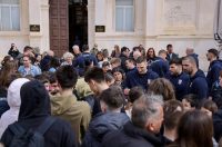 Narodni trg: Druženje rukometnih reprezentativaca s građanima