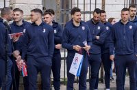 Narodni trg: Druženje rukometnih reprezentativaca s građanima