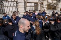 Narodni trg: Druženje rukometnih reprezentativaca s građanima