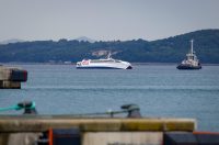 Zadar: Katamaran “Melita” s kojeg su noćas evakuirani putnici pluta u zadarskom kanalu