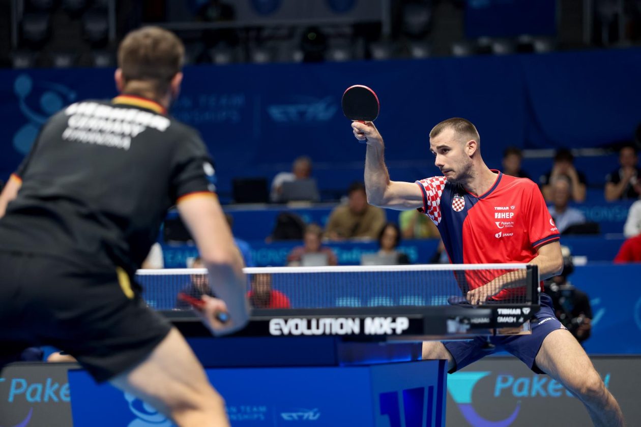 EP Stolni tenis u Zadru, četvrtfinale: Hrvatska – Njemačka