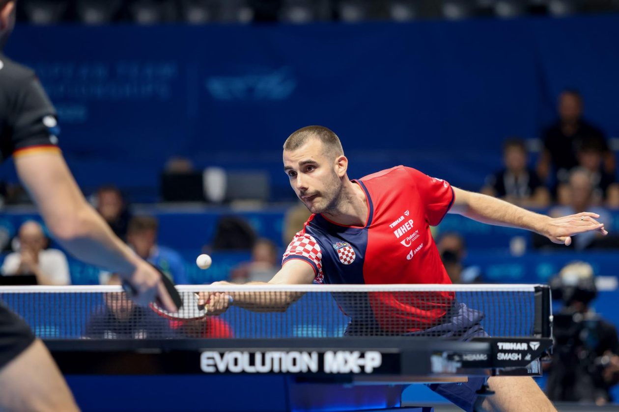EP Stolni tenis u Zadru, četvrtfinale: Hrvatska – Njemačka
