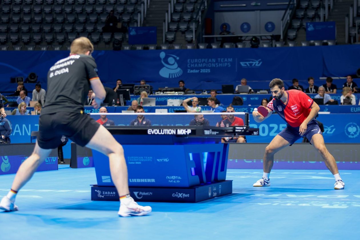 EP Stolni tenis u Zadru, četvrtfinale: Hrvatska – Njemačka