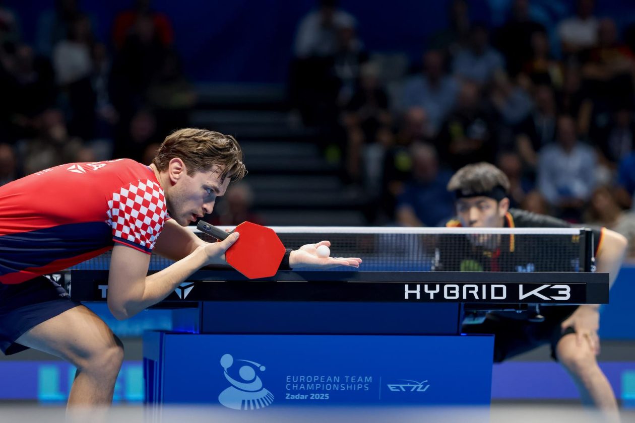 EP Stolni tenis u Zadru, četvrtfinale: Hrvatska – Njemačka