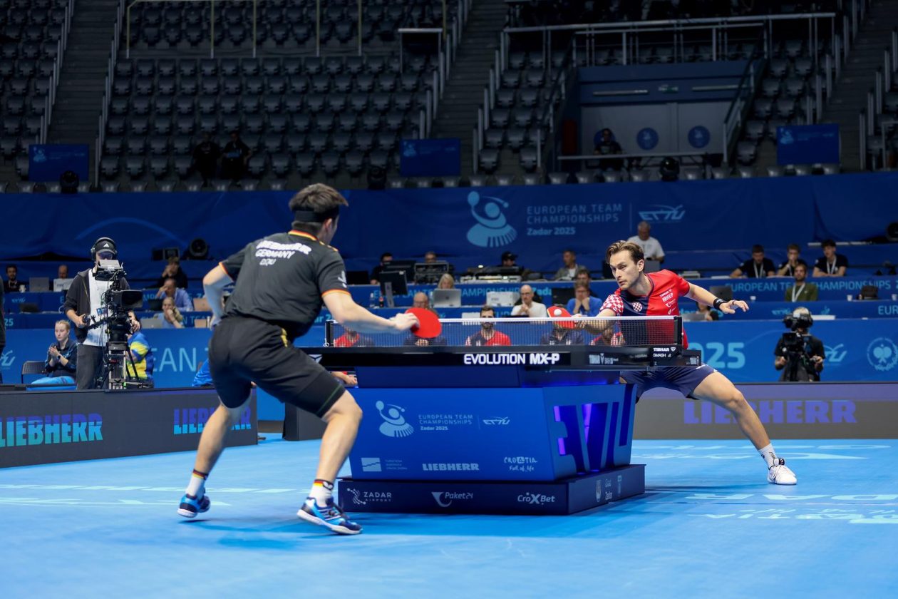 EP Stolni tenis u Zadru, četvrtfinale: Hrvatska – Njemačka