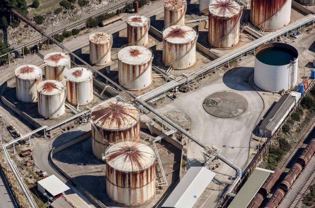 Zadar: Pogled iz zraka na industrijski dio luke Gaenica