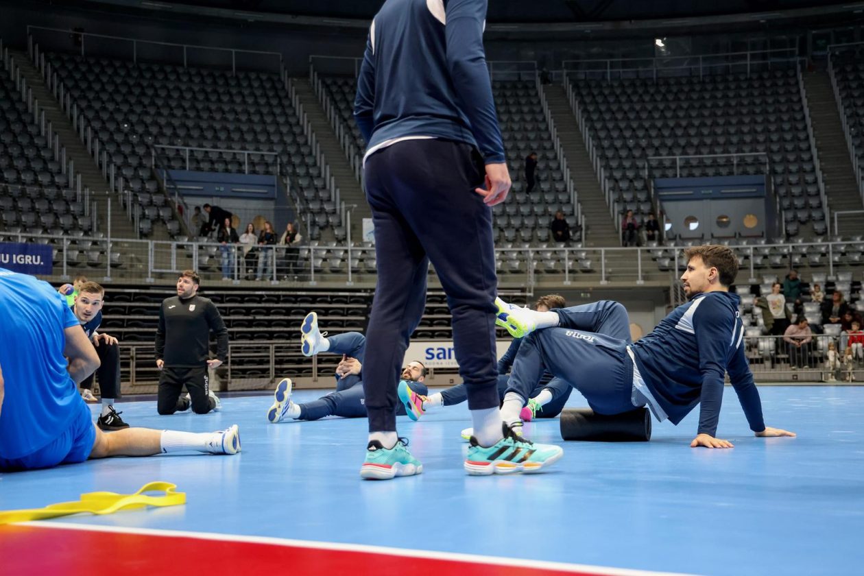 Otvoreni trening rukometne reprezentacije u Zadru