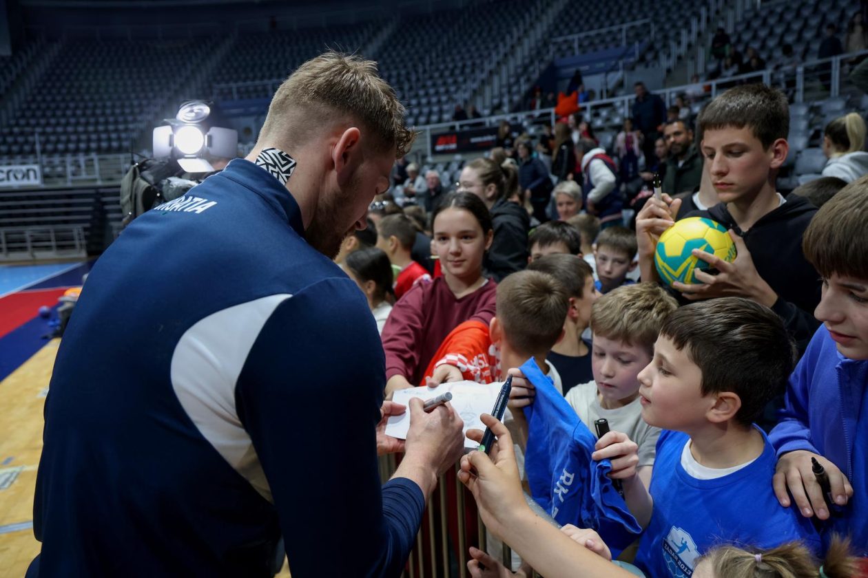 Otvoreni trening rukometne reprezentacije u Zadru