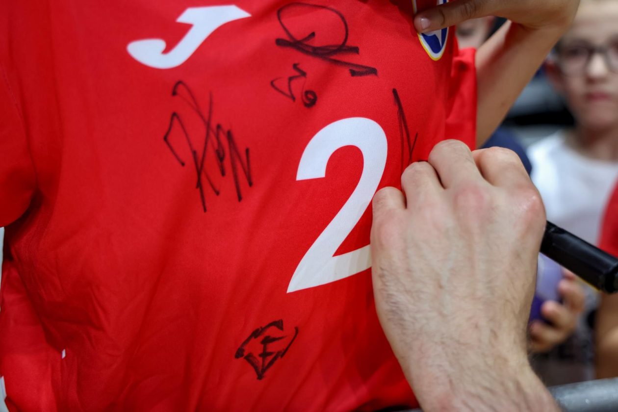 Otvoreni trening rukometne reprezentacije u Zadru