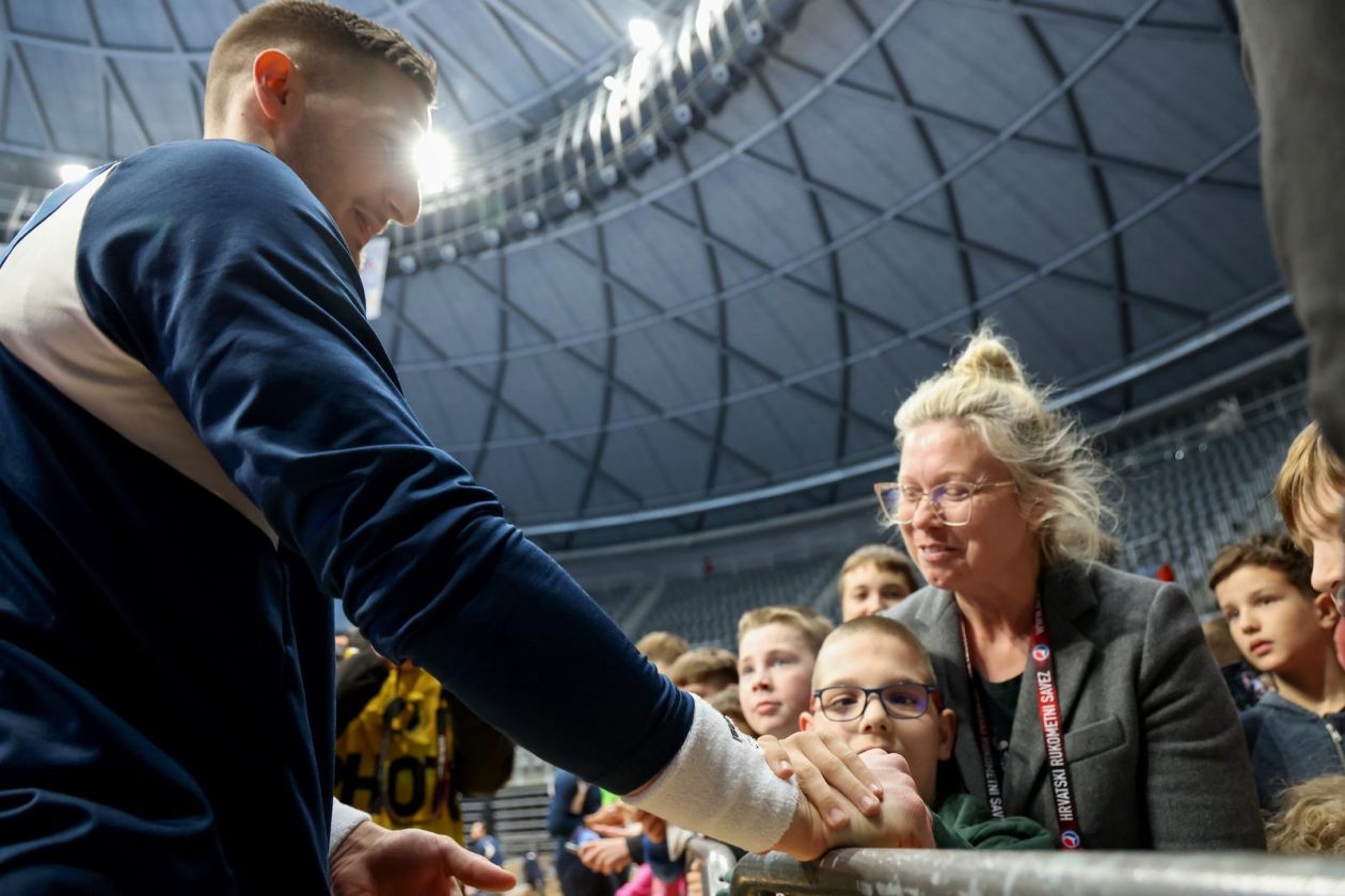 Otvoreni trening rukometne reprezentacije u Zadru