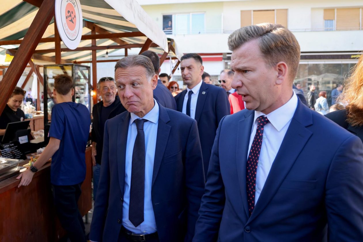 Predsjednik Hrvatskog sabora Gordan Jandroković obišao manifestaciju „Pijat na Pijaci“