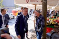 Predsjednik Hrvatskog sabora Gordan Jandroković obišao manifestaciju „Pijat na Pijaci“