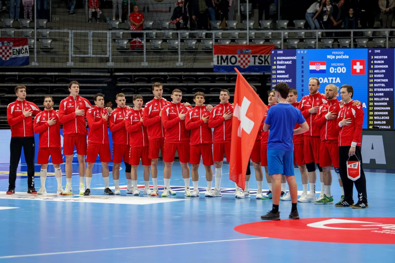 Hrvatska rukometna reprezentacija, prijateljska utakmica protiv Švicarske na Višnjiku
