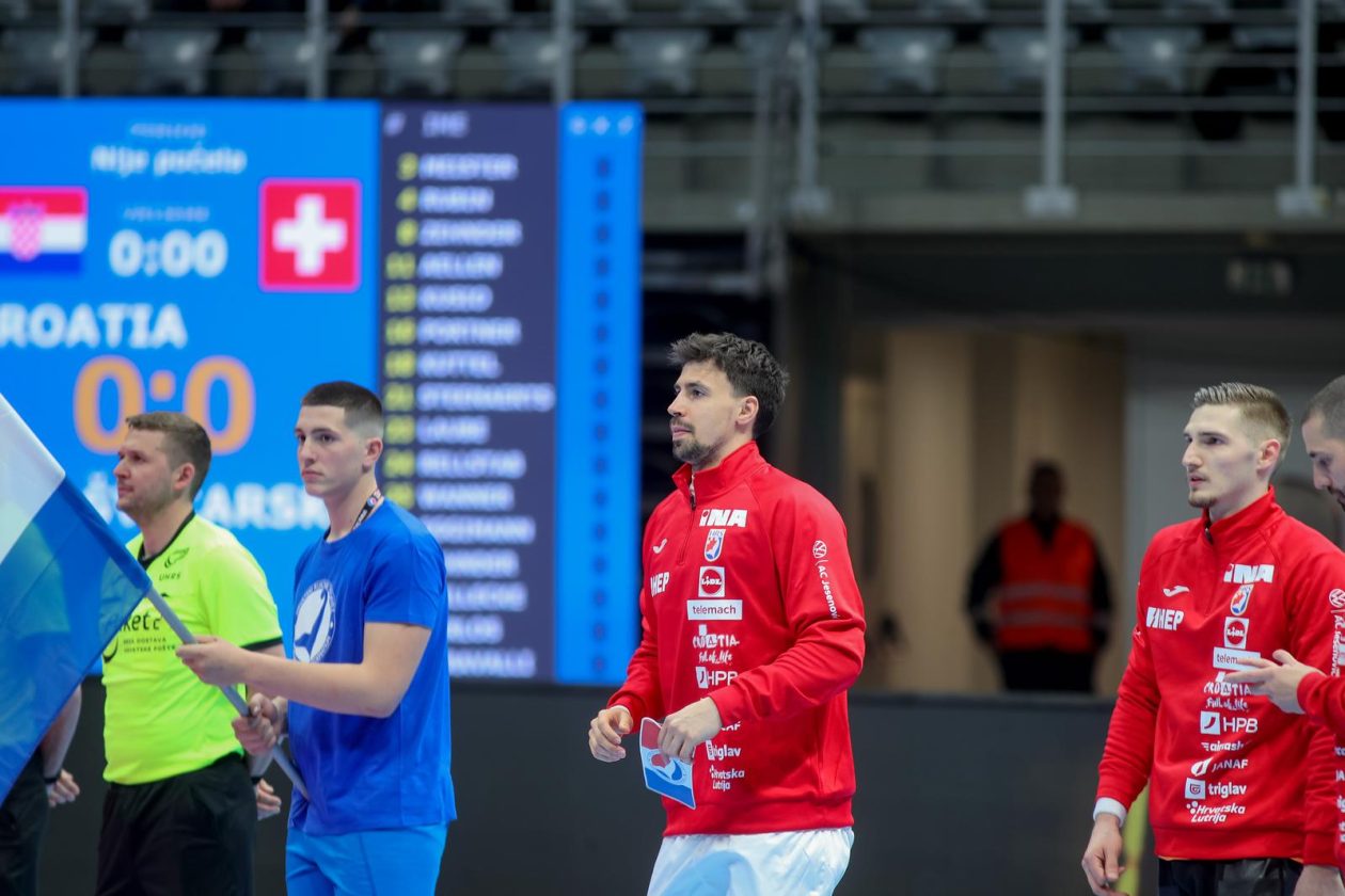 Hrvatska rukometna reprezentacija, prijateljska utakmica protiv Švicarske na Višnjiku