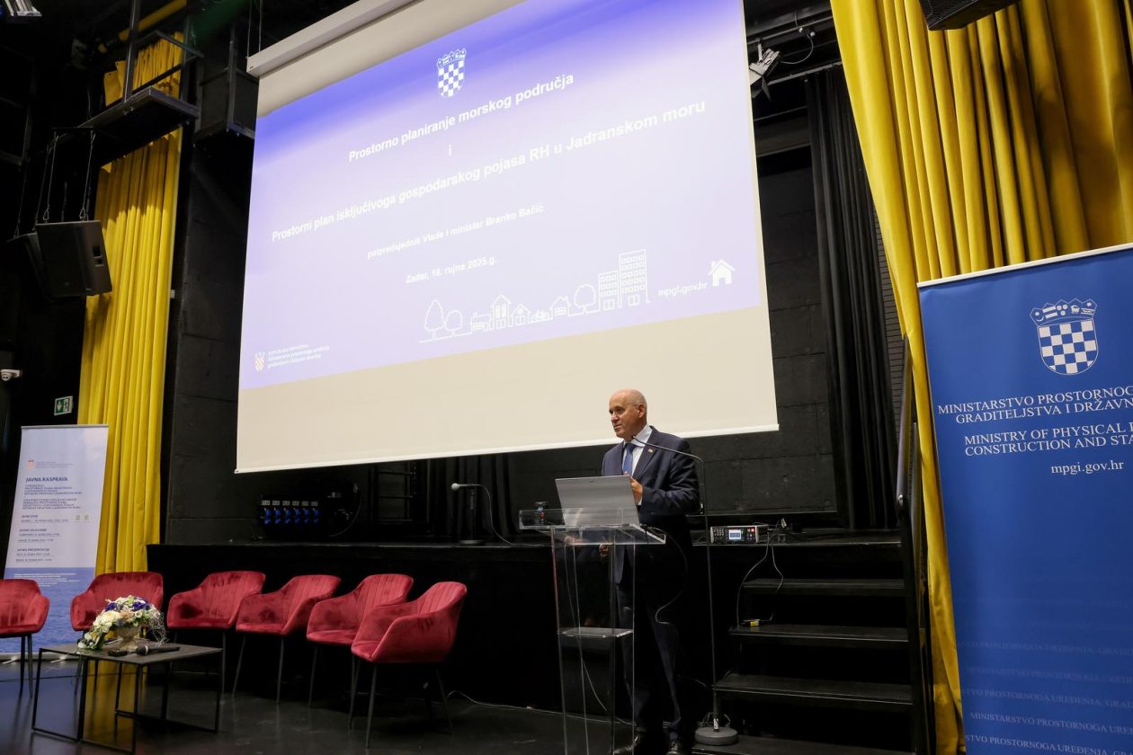 Zadar: Javna prezentacija Prijedloga Prostornog plana isključivoga gospodarskog pojasa Republike Hrvatske u Jadranskom moru