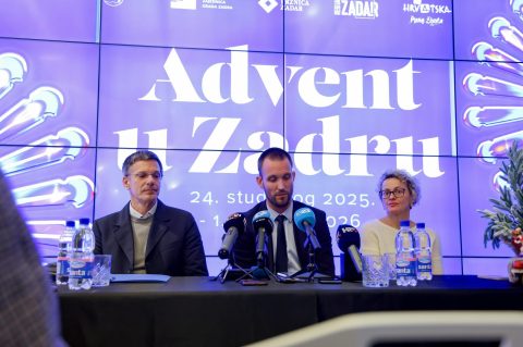 Iva Bencun, Šime Erlić i Tomislav Letinić najavili Advent u Zadru