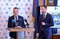 Zadar: Konferencija za novinare u Maloj vijećnici Grada Zadra