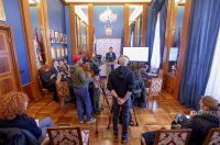 Zadar: Konferencija za novinare u Maloj vijećnici Grada Zadra