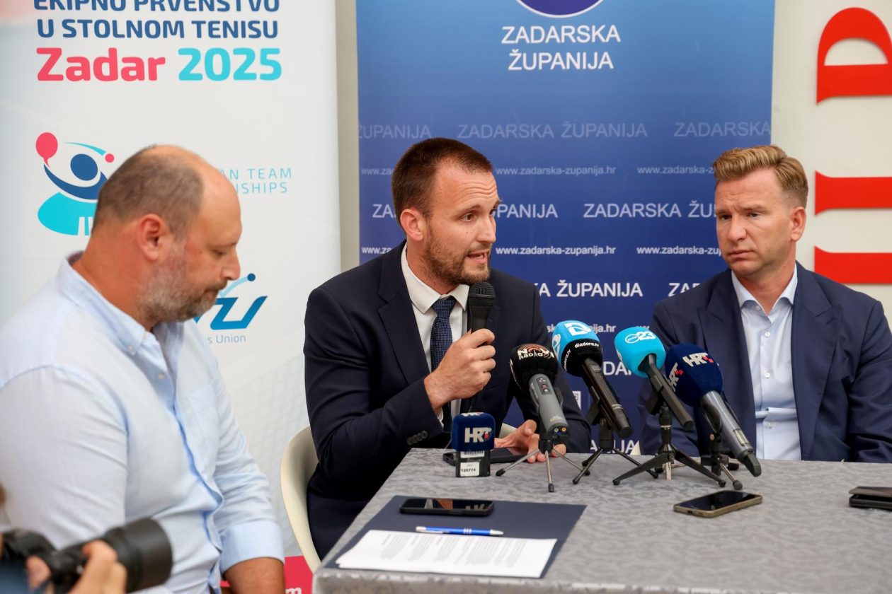 Zadar: Konferencija za medije povodom održavanja Europskog prvenstva u stolnom tenisu Zadar: Konferencija za medije povodom održavanja Europskog prvenstva u stolnom tenisu