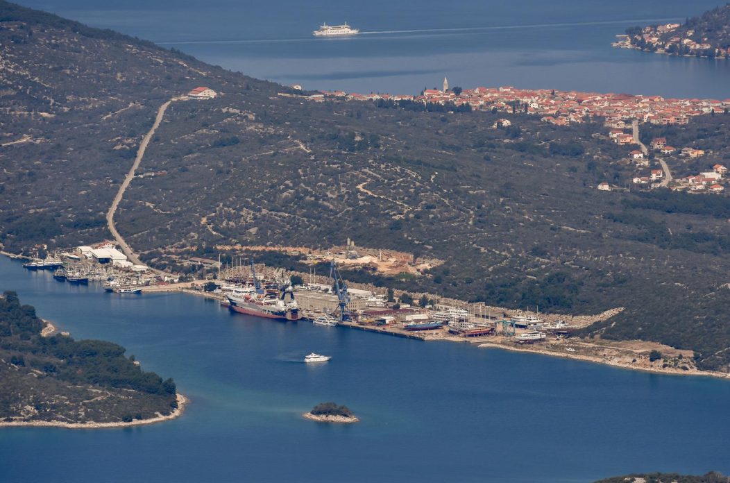 Brodogradilište nauta  Lamjana na otoku Ugljanu