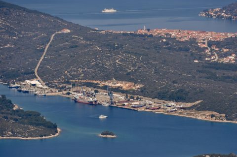 Brodogradilište nauta  Lamjana na otoku Ugljanu