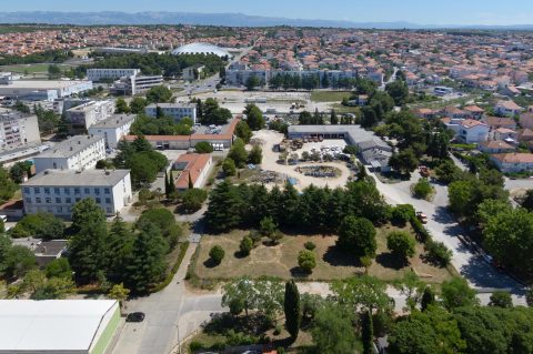 Pogled na Zadar iz zraka Pogled na Zadar iz zraka