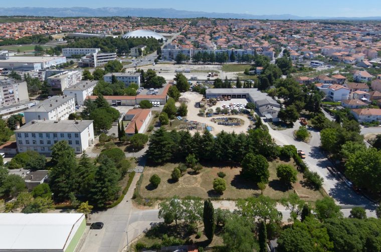 Pogled na Zadar iz zraka Pogled na Zadar iz zraka