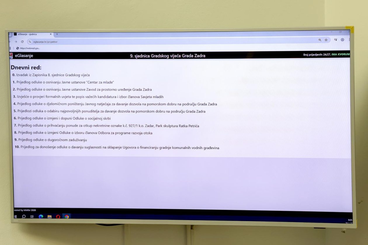9. Sjednica Gradskog vijeća