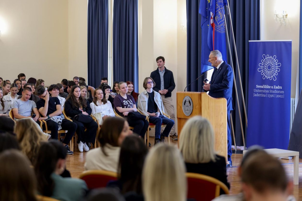 Ministar unutarnjih poslova Davor Božinović posjetio je Sveučilište u Zadru