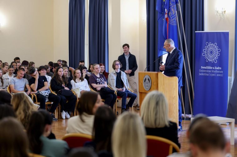 Ministar unutarnjih poslova Davor Božinović posjetio je Sveučilište u Zadru