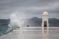 Zadar: Kiša i jugo u gradu