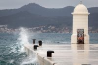 Zadar: Kiša i jugo u gradu