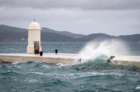 Zadar: Kiša i jugo u gradu