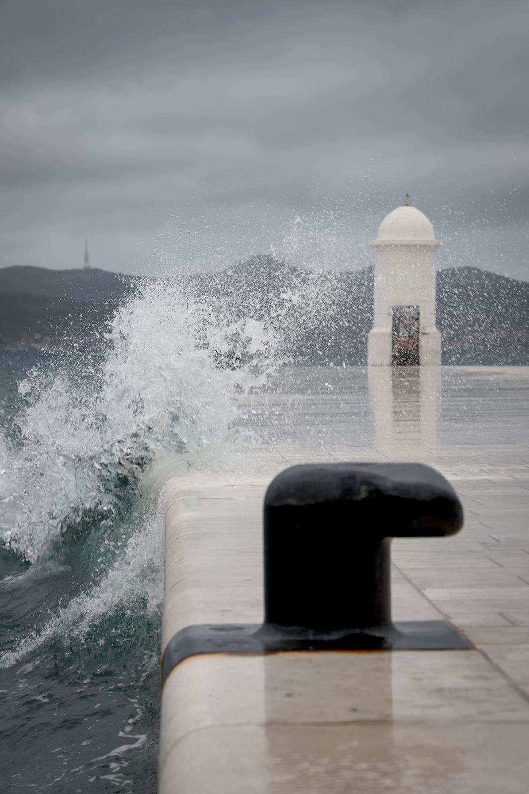 Zadar: Kiša i jugo u gradu