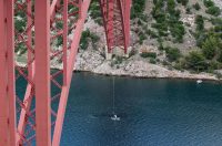 Maslenica: Otvaranje sezone Bungee jumpinga na Masleničkom mostu