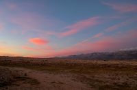 Pag: Boje zalaska iznad Velebita