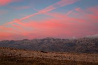 Pag: Boje zalaska iznad Velebita