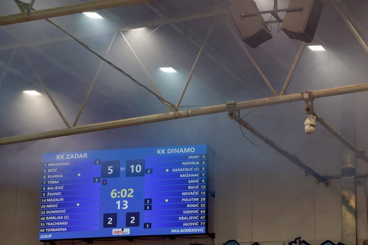 KK Zadar – KK Dinamo Zagreb, 26. kolo Premijer lige