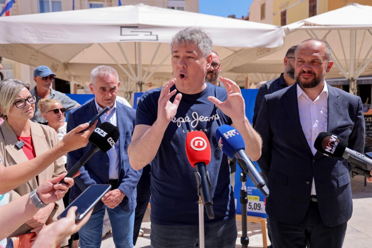 Zadar: Konferencija za medije povodom zajedničke kampanje SDP-a i Možemo! “Plenkovićeva inflacija“ Zadar: Konferencija za medije povodom zajedničke kampanje SDP-a i Možemo! “Plenkovićeva inflacija“